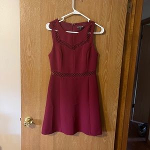 Maroon Express dress, size 4